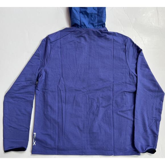 RLX Ralph Lauren Golf Jacket Quilted Hooded Wool Blend Men's Size L Nwt - Picture 2 of 16